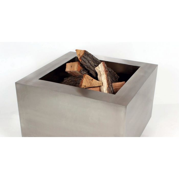 Wood Burning Stainless Steel Fire Pits, Square Wood Burning Fire Pit Kit